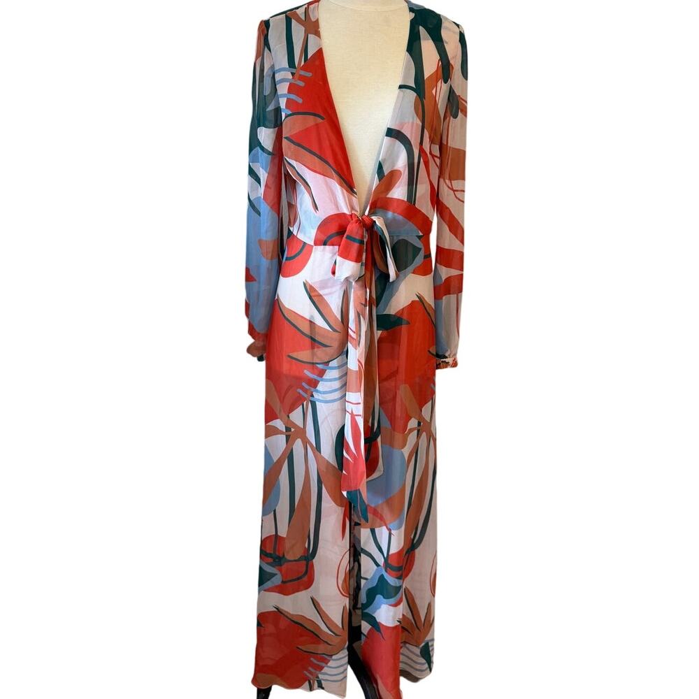 PatBo Rio Tie-Front Robe - Picture 2 of 11